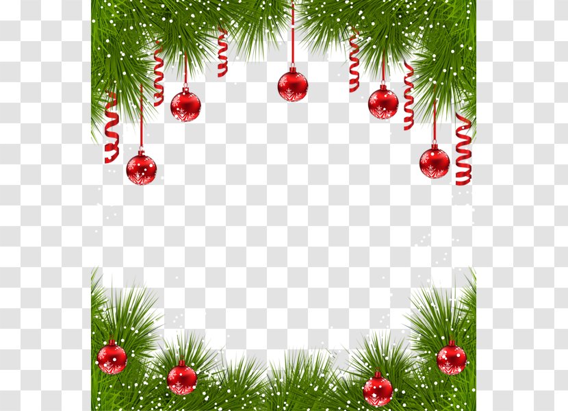 Christmas Ornament Tree Clip Art - Lights - Creative Border Transparent PNG