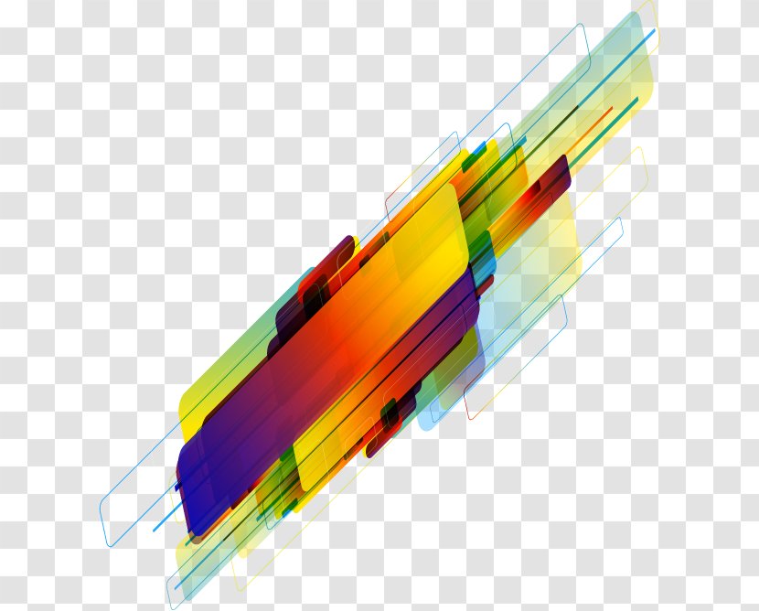 Technology Euclidean Vector - Plastic - The Trend Of Dynamic Effects Material Science And Transparent PNG