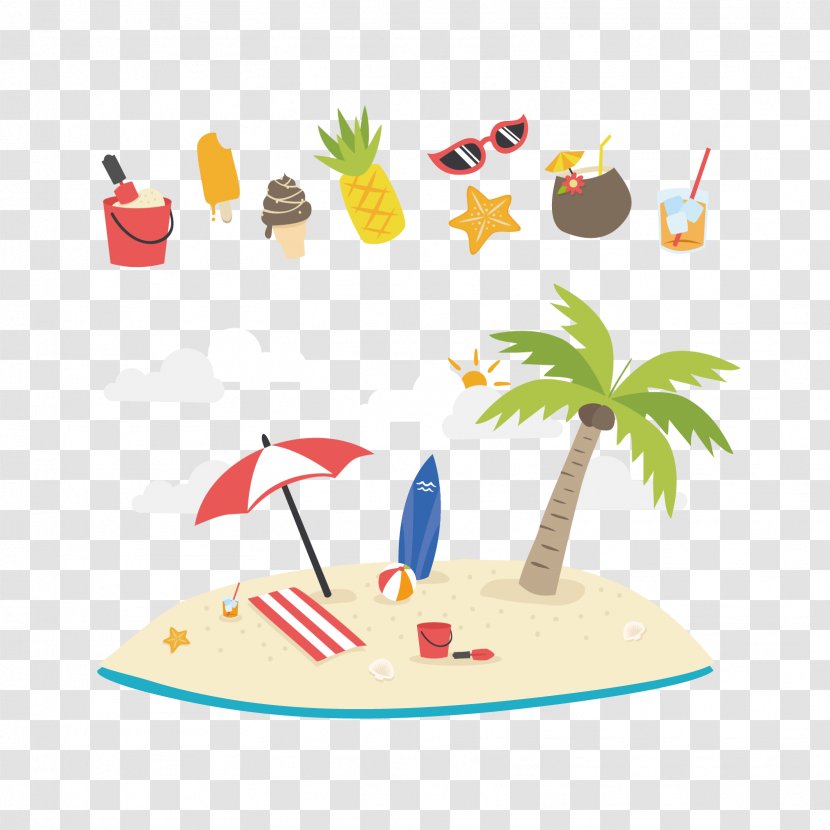 Vacation Staycation Beach Summer - Theme Transparent PNG