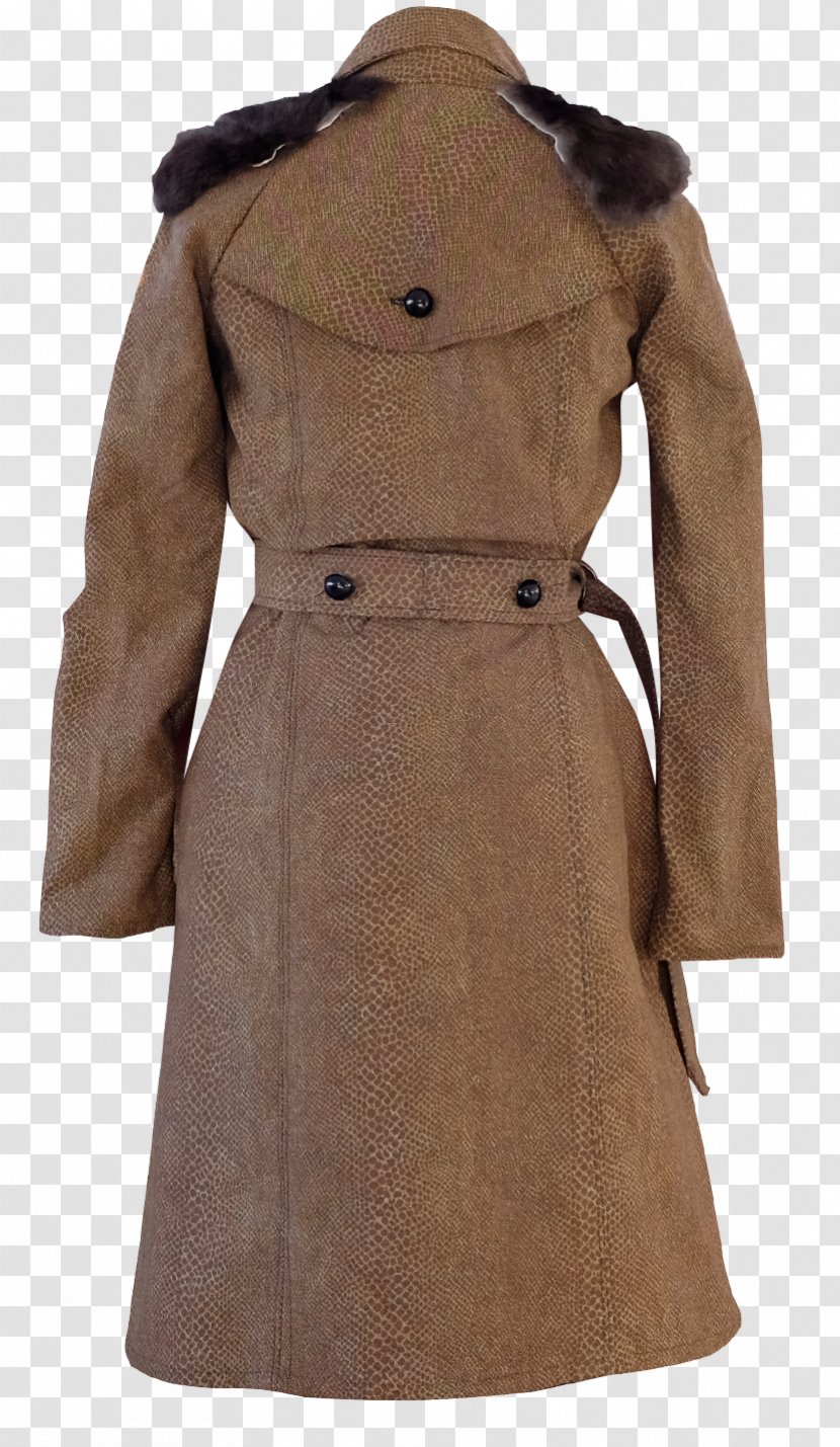 Trench Coat Overcoat Wool - Woolen Transparent PNG