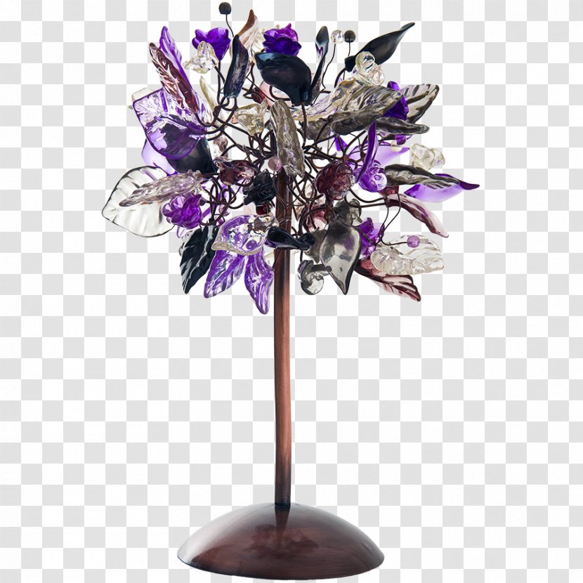 Floral Design Light Cut Flowers Purple - Lamp Shades Transparent PNG