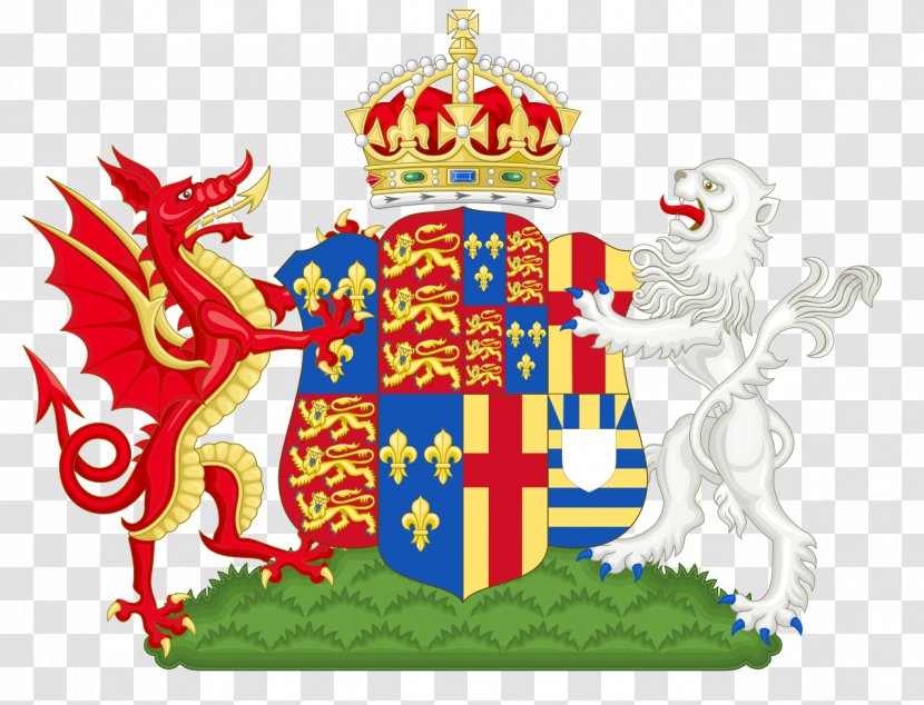 England Royal Coat Of Arms The United Kingdom Welsh Dragon House Tudor - Henry Viii Transparent PNG