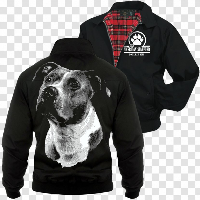 T-shirt Harrington Jacket Coat Giubbotto - Fashion - American Staffordshire Terrier Transparent PNG