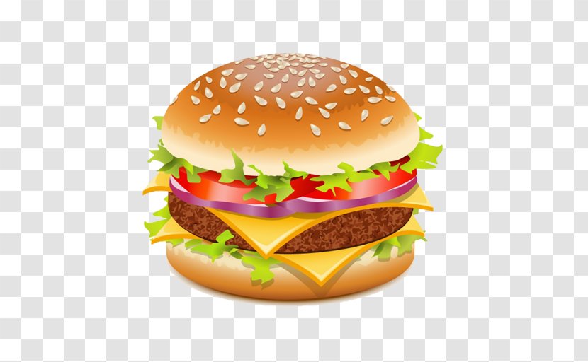 Hamburger Cheeseburger Fast Food Clip Art - Bun - Burger King Transparent PNG
