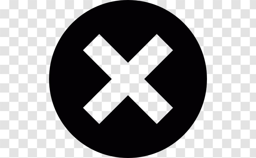 X Mark Multiplication Sign - Symbol Transparent PNG