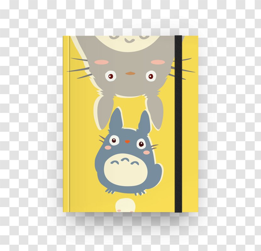 Notebook Sketchbook Art Staff - Silhouette - Totoro Transparent PNG