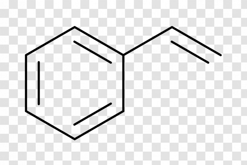 Styrene Benzyl Alcohol Chemical Formula Structural Benzylamine - Substance - Black And White Transparent PNG