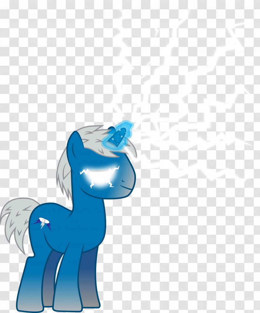 Ponyville Horse Cutie Mark Crusaders - Livestock - Blue Lightning Transparent PNG