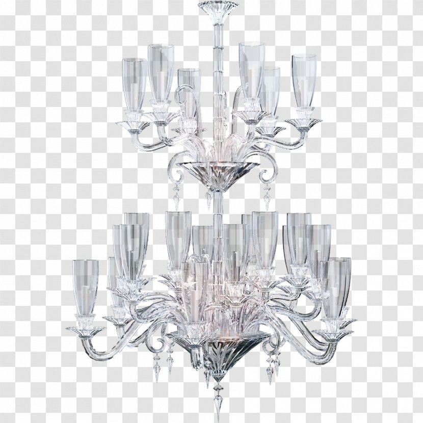 Chandelier Building Information Modeling Light Fixture Glass Baccarat Transparent PNG