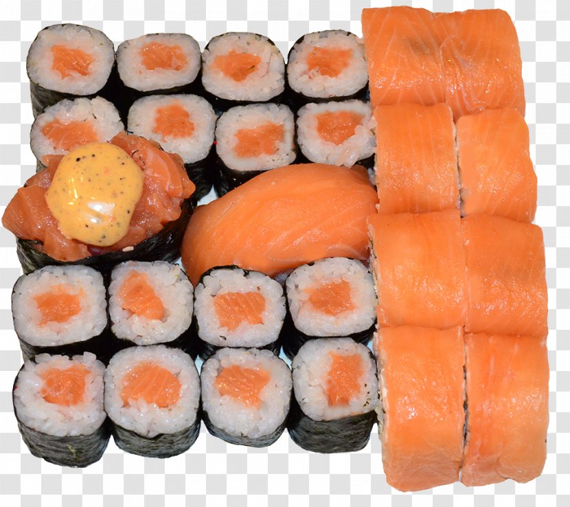 Sushi California Roll Gimbap Makizushi Japanese Cuisine - Comfort Food Transparent PNG