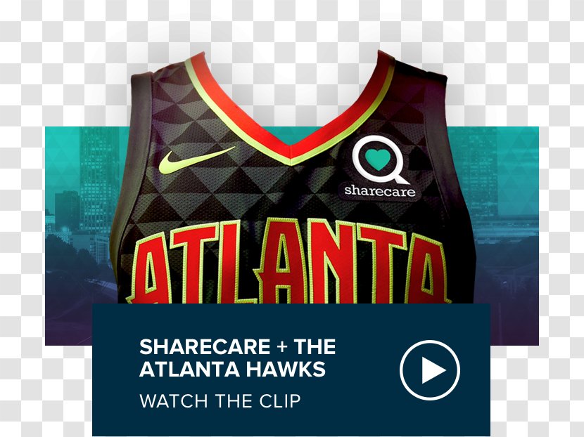 Atlanta Hawks Sharecare RealAge Health BACTES Imaging Solutions, Inc. - T Shirt Transparent PNG