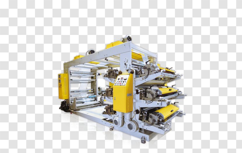 Machine Flexography Printing Press Offset - Flex Transparent PNG