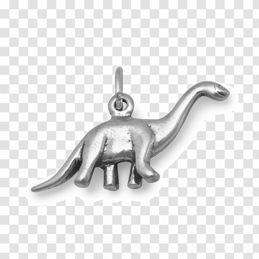 Brontosaurus Silver Charms & Pendants Charm Bracelet Dinosaur - Pendant Transparent PNG