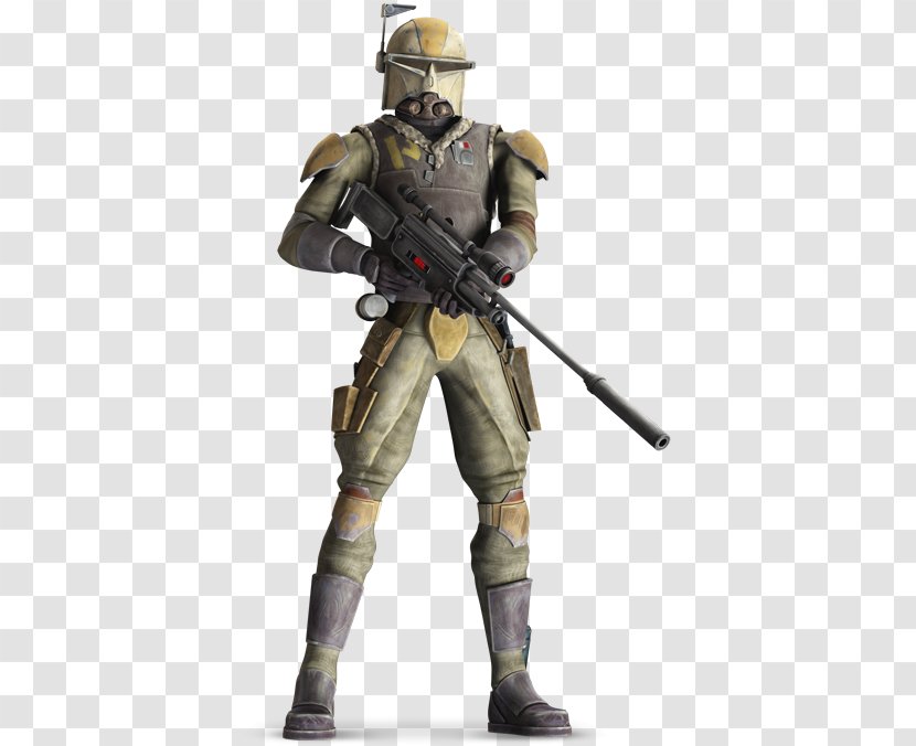 Boba Fett Obi-Wan Kenobi Clone Wars Trooper Mandalorian - Soldier - Bounty Hunter Transparent PNG