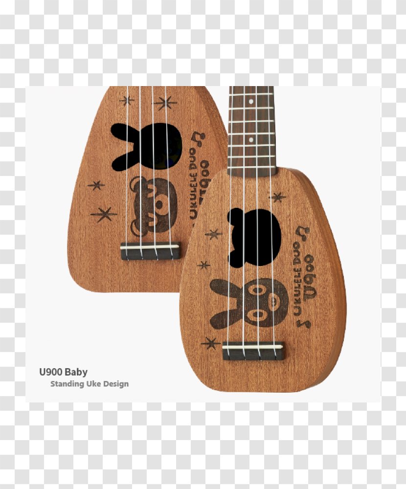 Ukulele Bass Guitar Acoustic Tiple Acoustic-electric - Watercolor Transparent PNG