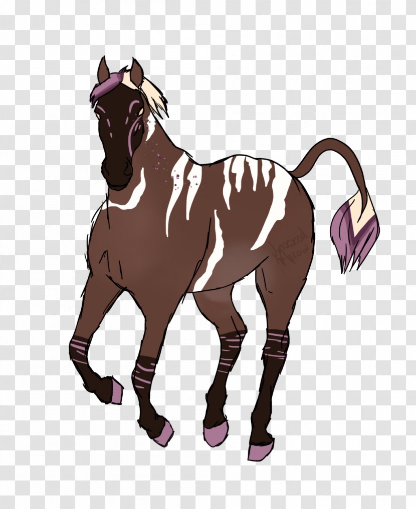 Mustang Donkey Stallion Mare Rein - Bridle - Damask Rose Transparent PNG