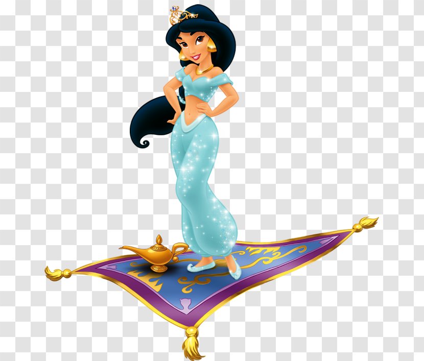 Princess Jasmine Aladdin Genie Abu Magic Carpet Transparent PNG