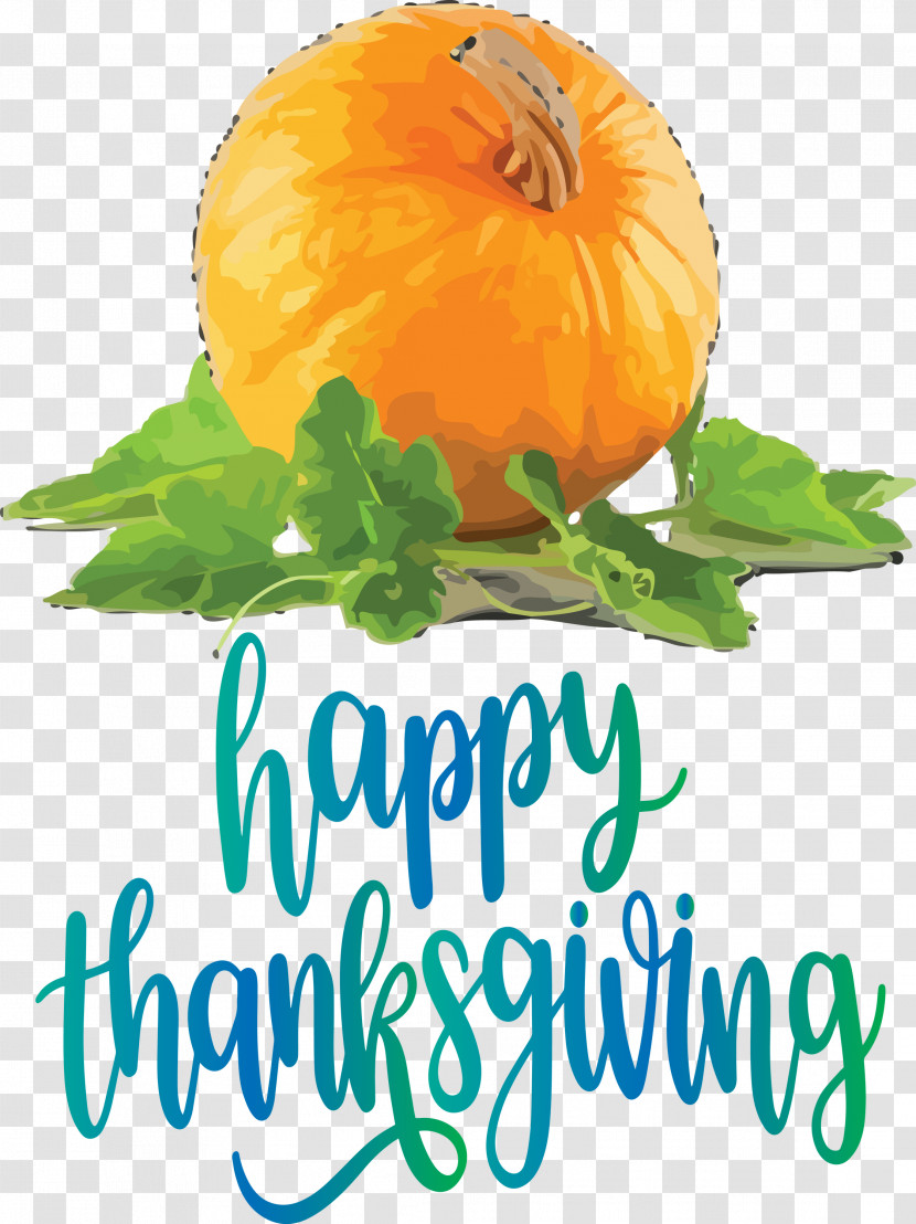 Happy Thanksgiving Autumn Fall Transparent PNG