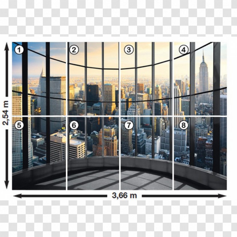 Window Paper Wall Mural Wallpaper - Panel Painting Transparent PNG