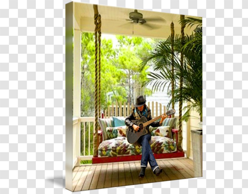 Gallery Wrap Canvas Art Swing Porch - Shellac - Lazy Day Transparent PNG
