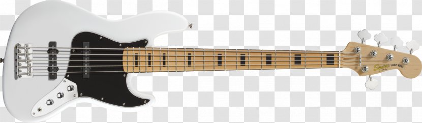 Fender Precision Bass Jazz V Squier Guitar - Silhouette Transparent PNG