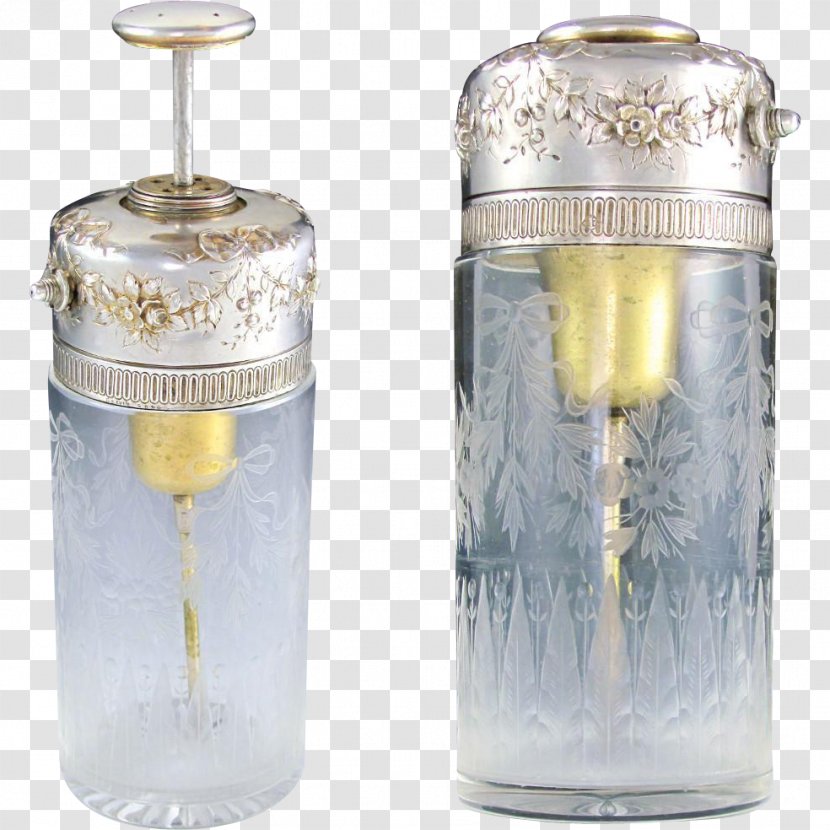 Glass Bottle Mason Jar - Art Deco Perfume Bottles Transparent PNG