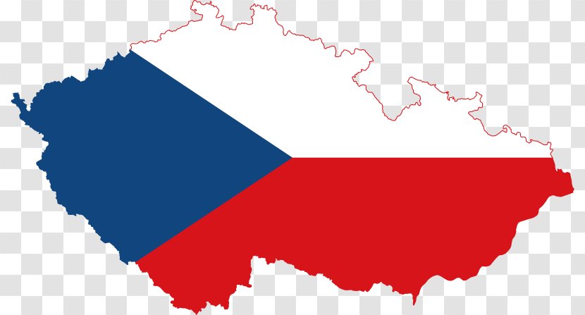 Flag Of The Czech Republic Dissolution Czechoslovakia - Wikimedia Commons Transparent PNG