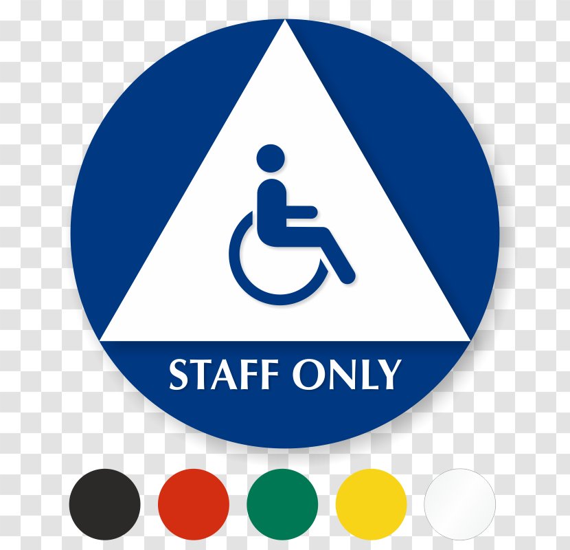 Unisex Public Toilet Pictogram Accessibility Sign - Organization - English Braille Transparent PNG
