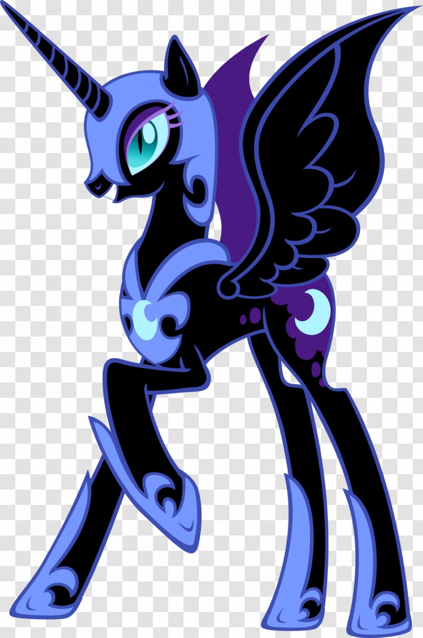 Princess Luna Celestia Ponyville - Moon - Mammal Transparent PNG