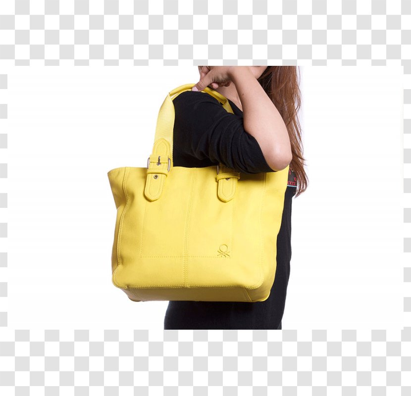Handbag Benetton Group Yellow Shopping Bags & Trolleys - Bag - Sale Transparent PNG