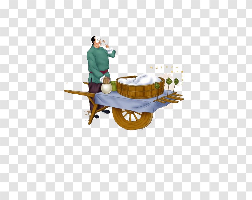 Download Icon - Vehicle - Ancient Street Selling Steamed Buns Transparent PNG