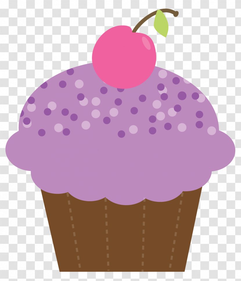 Cupcake Birthday Cake Icing Clip Art - Polka Dot - Cute Cupcakes Cliparts Transparent PNG
