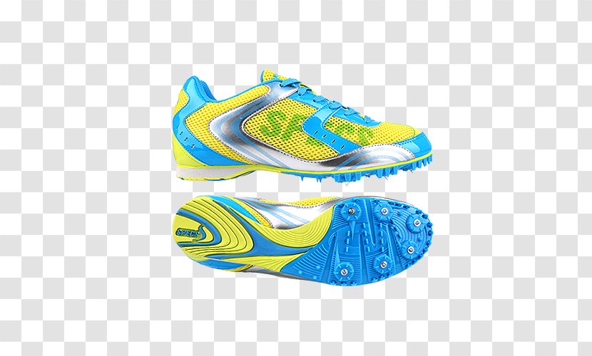 SPECS Sport Track Spikes Shoe Sneakers Running - Electric Blue - SEPATU Transparent PNG