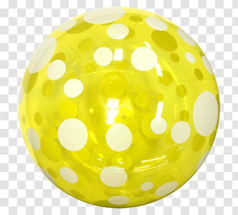 Sphere Tableware - Yellow Dots Transparent PNG