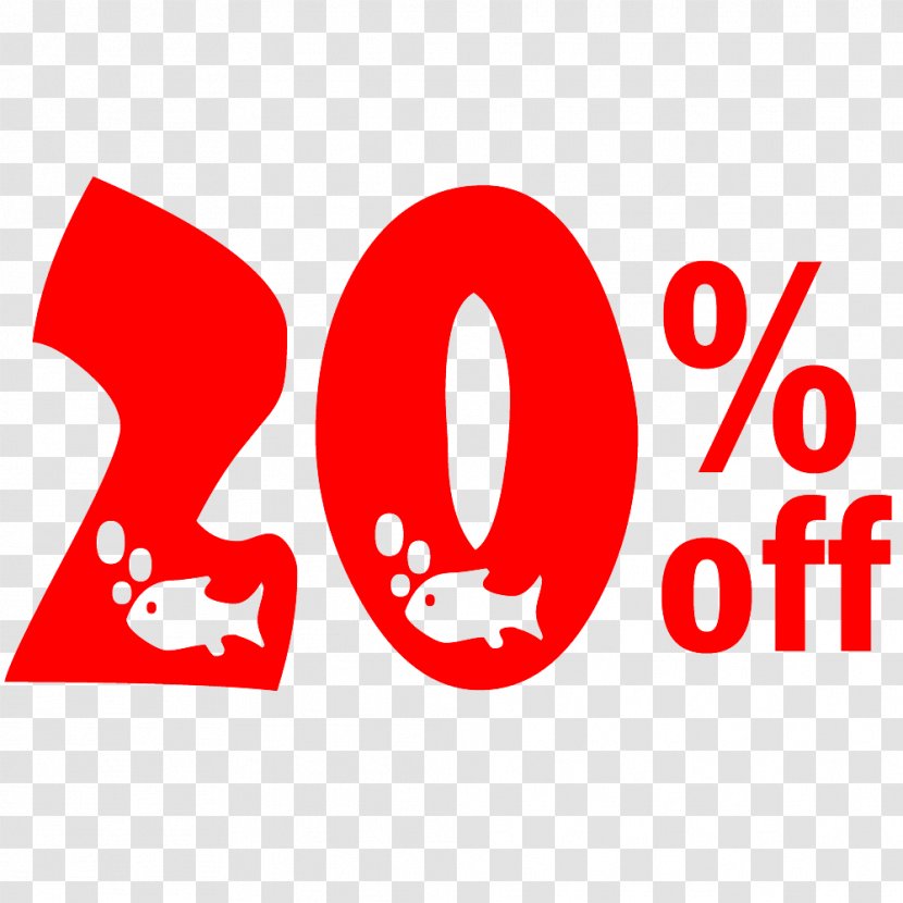 New Year Sale 20% Off Discount Tag. - Text - Brand Transparent PNG
