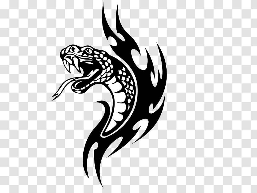 Snake Vipers Tattoo Clip Art - Venom Transparent PNG