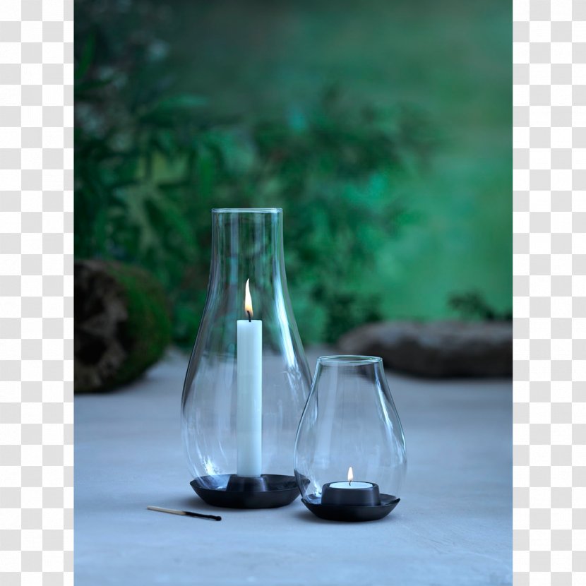 Holmegaard Glass Tealight Candlestick - Bottle - Glases Transparent PNG