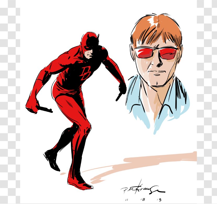 Daredevil Spider-Man Punisher Kris Anka Superhero - Human - Pictures Of Old Ladys Transparent PNG