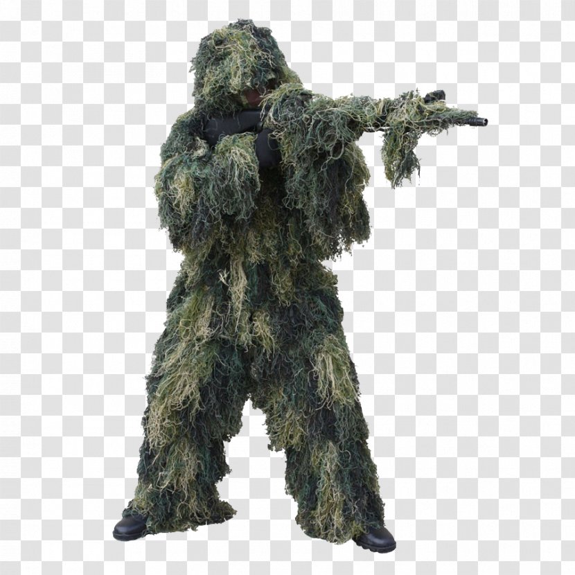 Ghillie Suits Amazon.com Military Camouflage U.S. Woodland - Hunting Transparent PNG