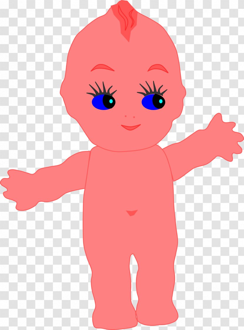 Kewpie Doll Toy Clip Art - Watercolor Transparent PNG