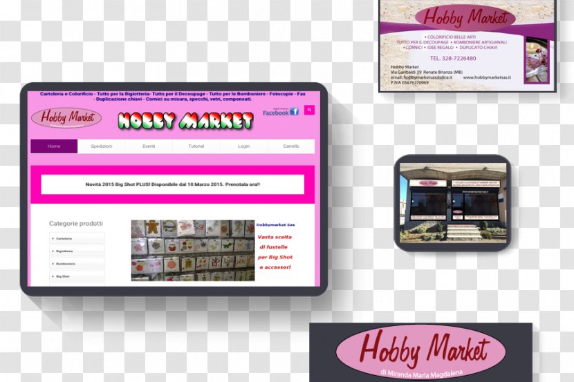 Brand Display Advertising Multimedia Magenta - Smatphone Transparent PNG