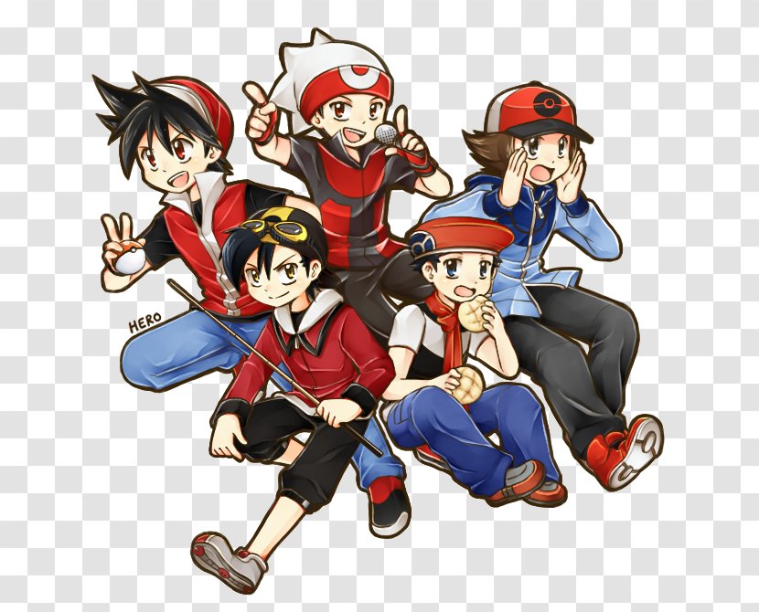 Pokémon Adventures Red And Blue Video Games The Company - Silhouette - Luo Transparent PNG