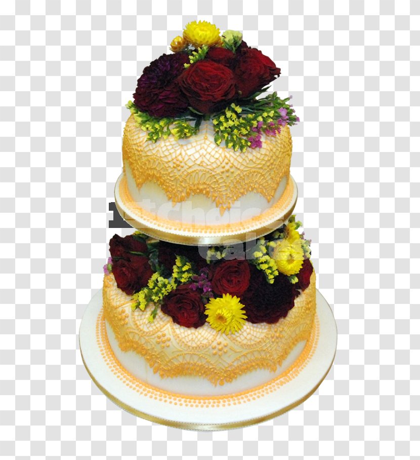 Wedding Cake Sugar Frosting & Icing Torte Cream - Flower Transparent PNG