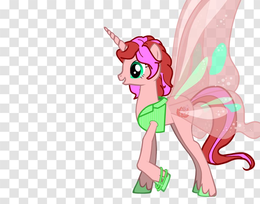 Horse Fairy Pink M Clip Art - Tree Transparent PNG