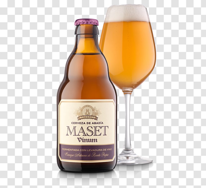 Ale Wheat Beer Wine Abbey - Glass Bottle - Copa Vino Transparent PNG