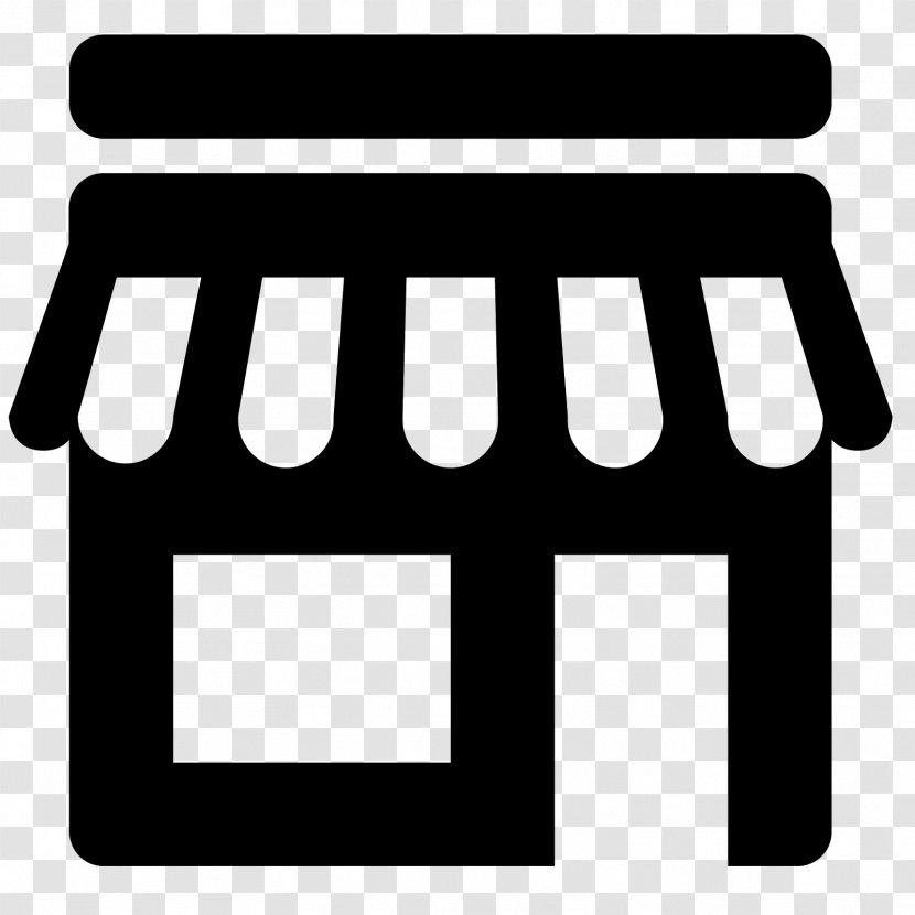 Retail Shopping Black & White Icon Design - Cart Transparent PNG