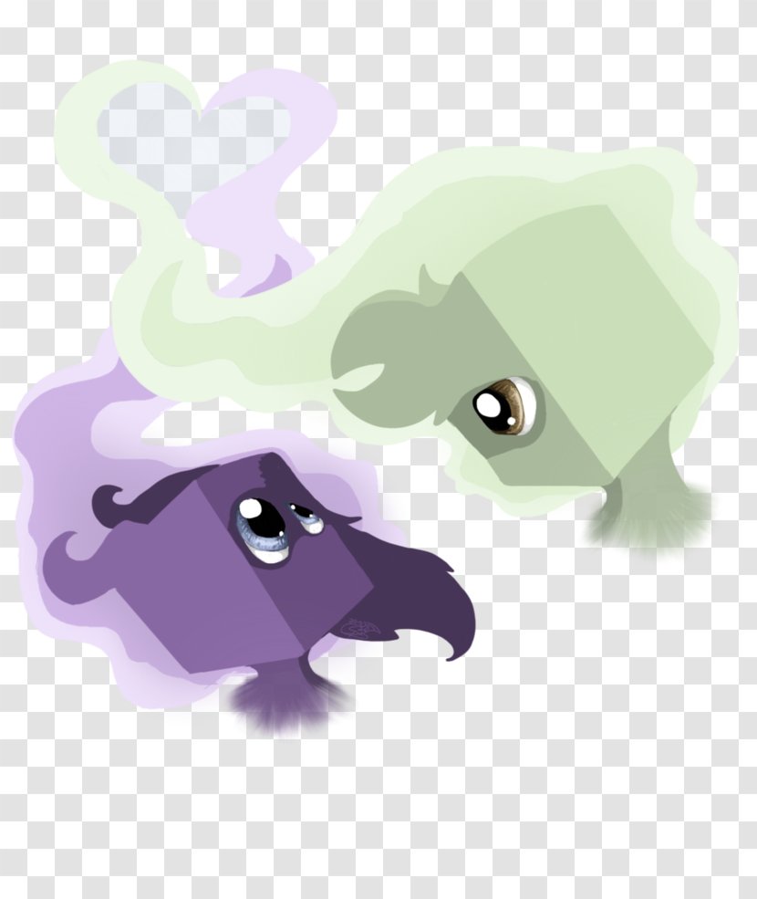 Canidae Dog Nose Clip Art - Character - Purple And Green Transparent PNG