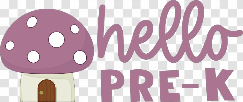 HELLO PRE K Back To School Education Transparent PNG