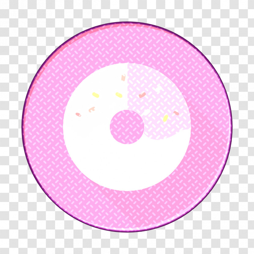Donut Icon Circle Color Food Icon Transparent PNG