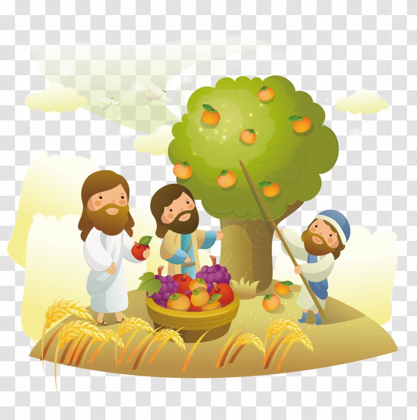 Bible Christianity Cartoon Illustration - Food - Autumn Collection Illustrations Transparent PNG